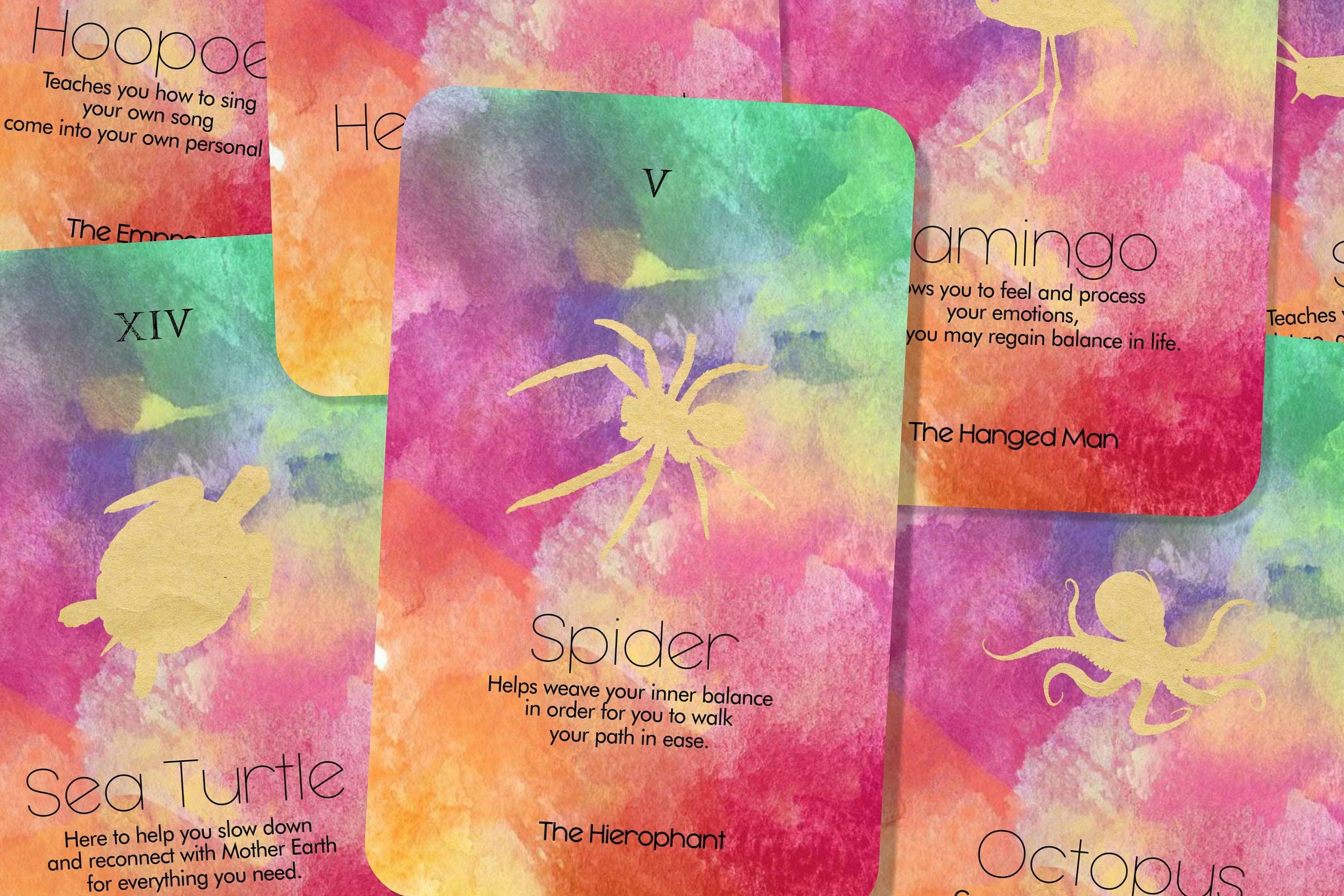 IBIZA TAROT - Wholesale Tarot Cards - Animal Spirit Tarot Deck - Major Arcana 22 Power Animals6