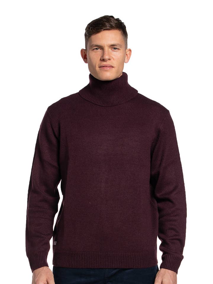 Rue Saint-Patrick - Wholesale Knitted jumper – Men′s - Submariner Sweater in Burgundy0