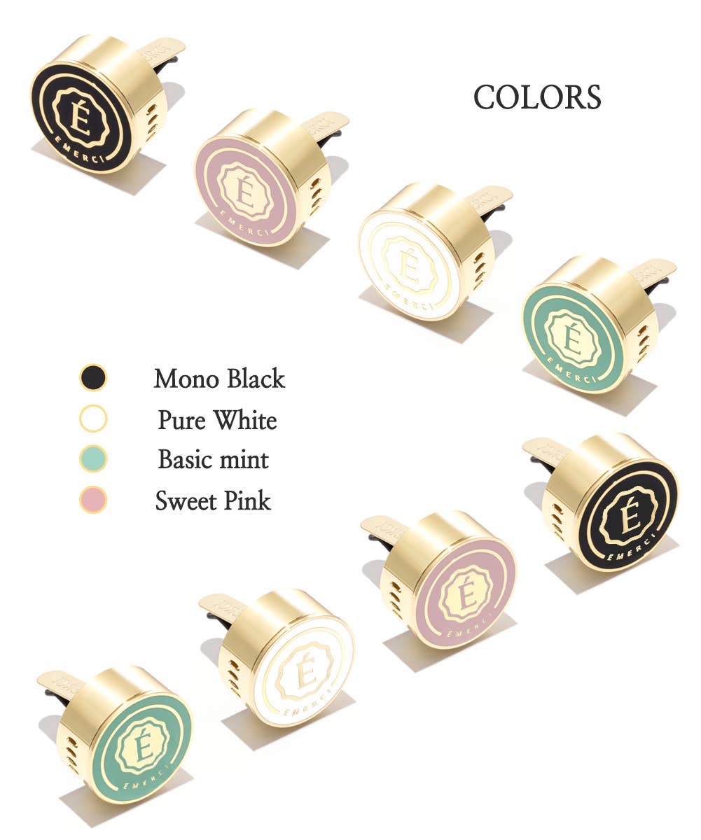 Émerci Black Luxury Car Vent Clip On Air Freshener Gift Set for wholesale on Faire5