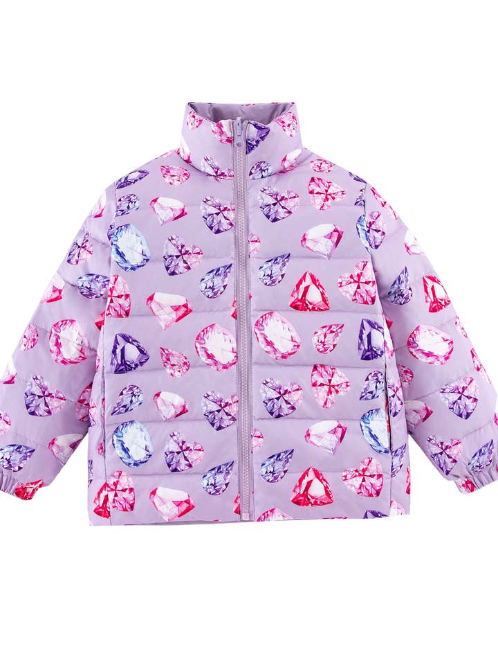 Blake Hooded Reversible Down Jacket, Diamond Love for wholesale by calonie