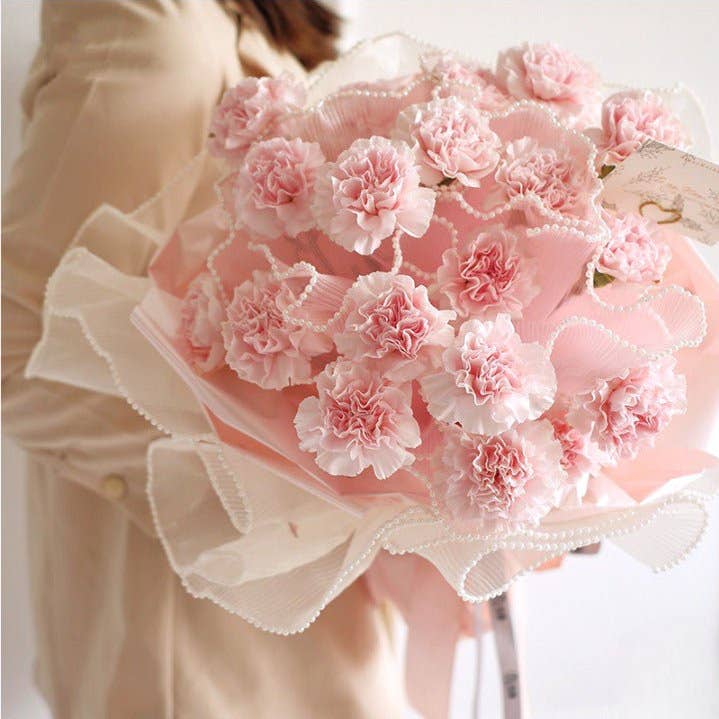 Maglia diamantata perlata per bouquet di fiori per la vendita all'ingrosso da parte di Elegant Design Supply