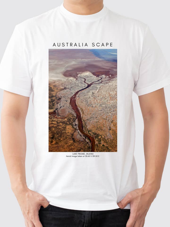 Lake Frome T-shirt | Made in Australia for wholesale by Australia Scape