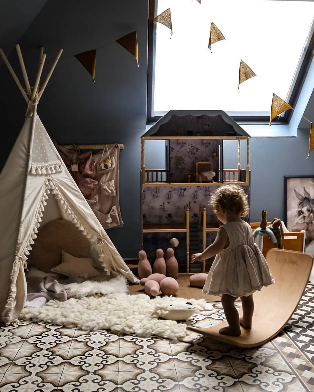 MINICAMP - Wholesale Tent - Kinderen - MINICAMP Boho kindertipi met kwastjes11