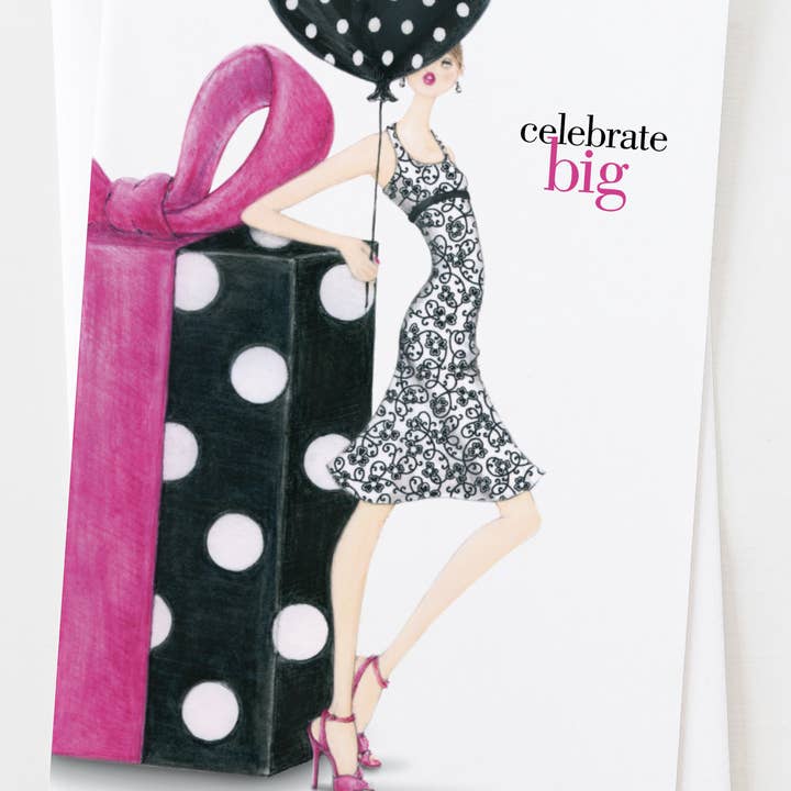 Ann Scott Design - Wholesale Birthday Card - Celebrate Big Birthday Greeting Card C_1158