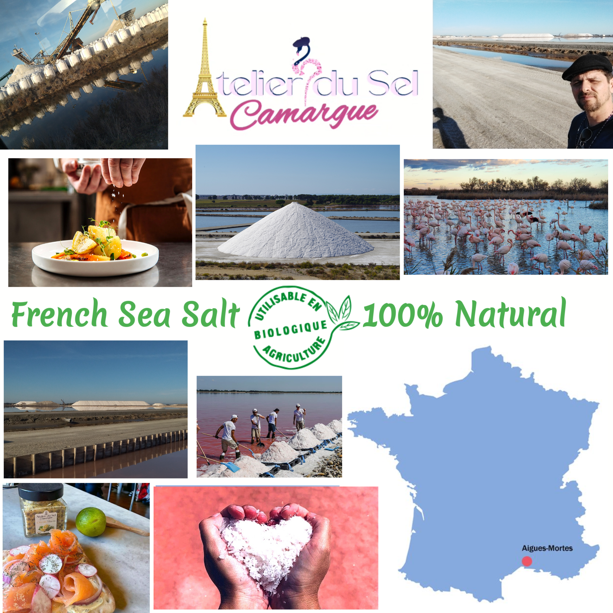 Atelier du Sel Camargue - Vendita all'ingrosso Sale - Sale marino Camargue 100 g7