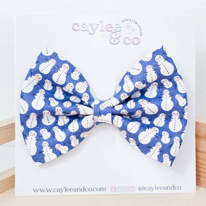 Luna Hårbue | Vegansk lædersløjfe | Snemænd for engroshandel hos Caylee & Co