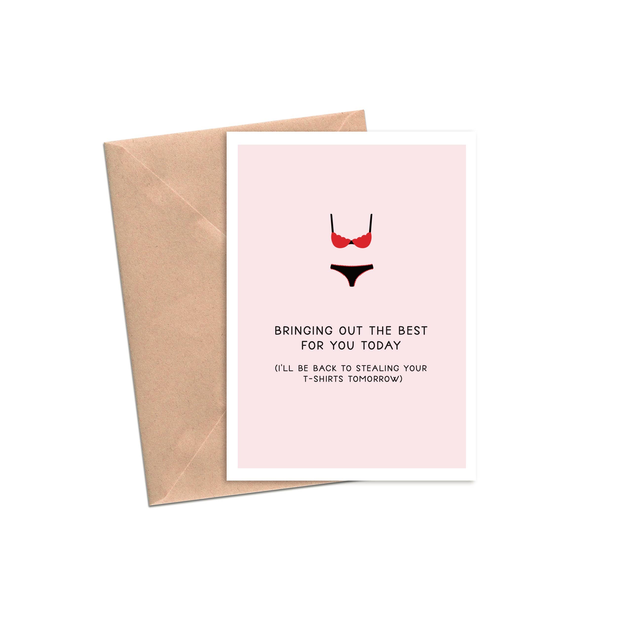 Lost In Lettering - Wholesale Love Card - Bringing Out The Best | A20