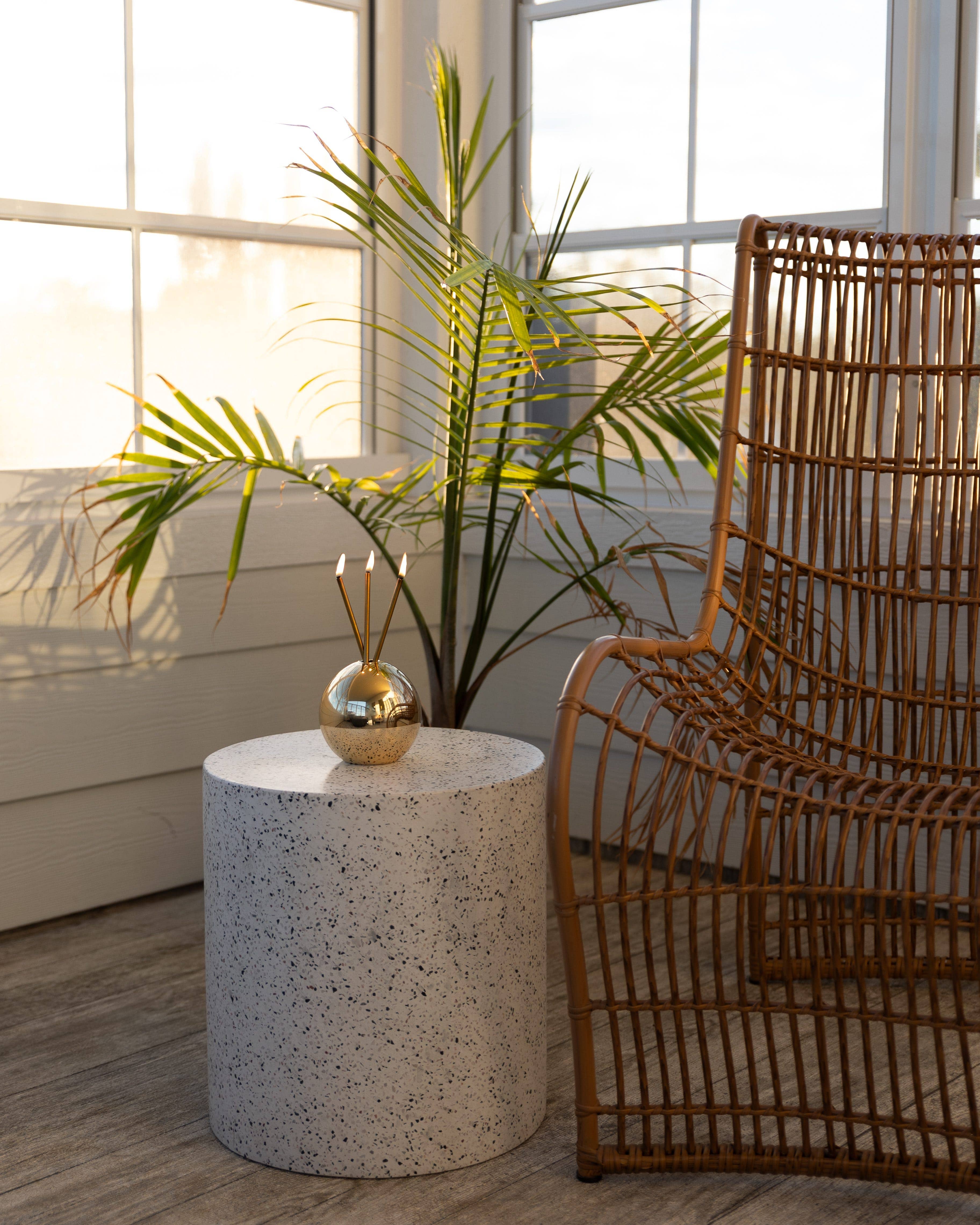 Everlasting Candle - Wholesale Vase - Neva Vase, Gold Metallic [Case of 6]14