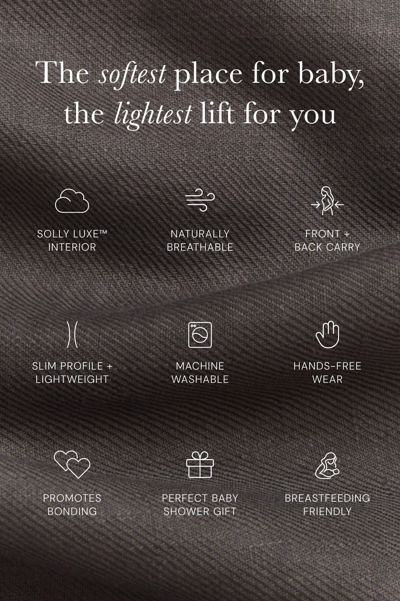 Solly Baby - Wholesale Baby Carrier - Sage Chequer Buckle Carrier10