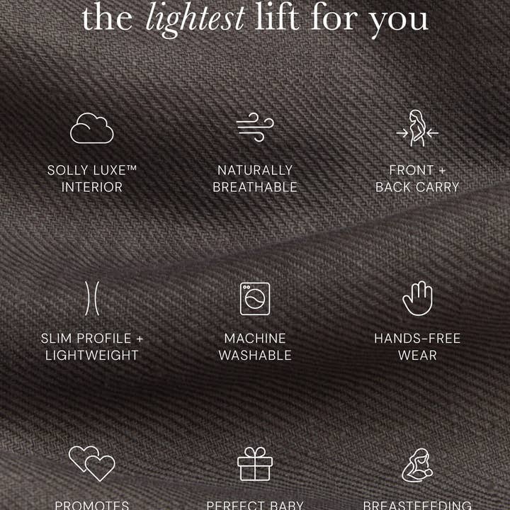 Solly Baby - Wholesale Baby Carrier - Sage Chequer Buckle Carrier10