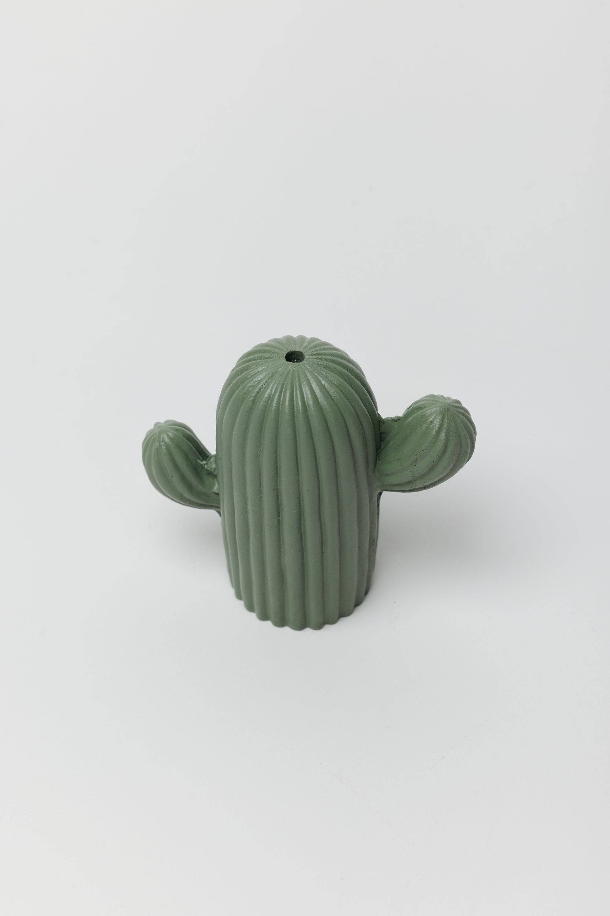 Sage Cactus Charm Incense Stick Holder for wholesale on Faire5