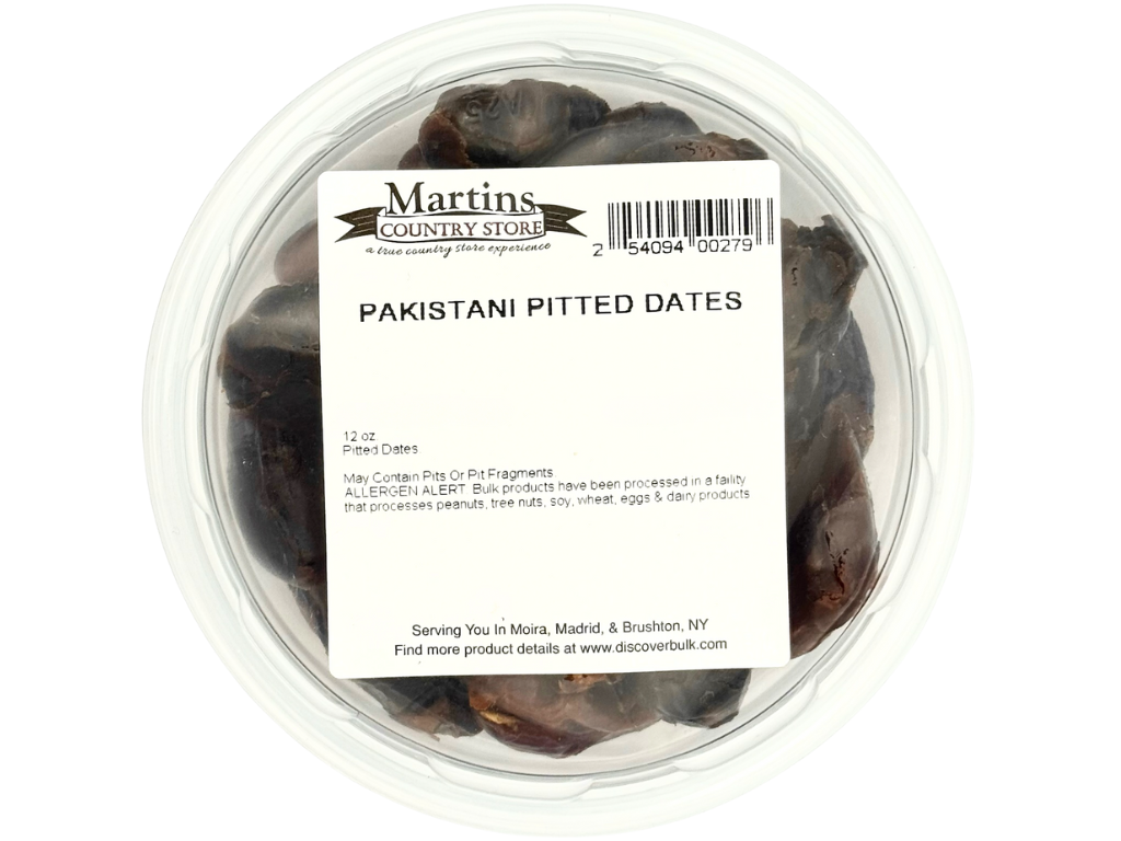 Martin's Country Store LLC - Wholesale Dried/Dehydrated Fruit - PAKISTANI PITTED DATES 9.6oz3