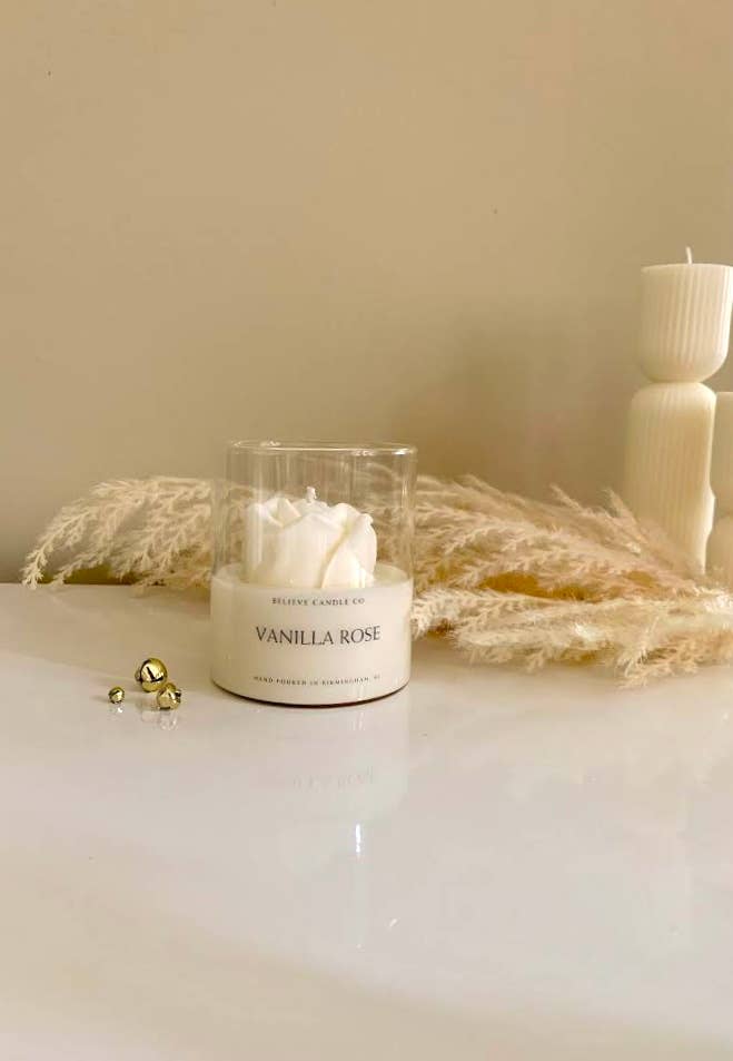 Believe Candle – wholesale Novelty candle – Vanilla Rose Candle1