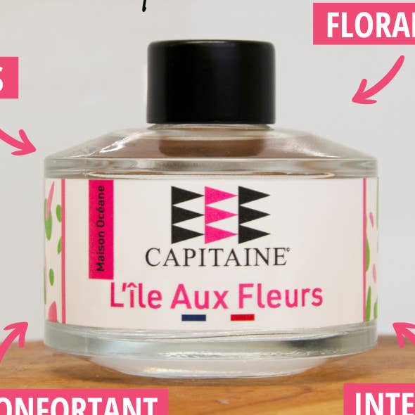 DIFFUSER HET BLOEMENEILAND: DE GEURENDE GOLF voor wholesale door Capitaine Cosmétiques