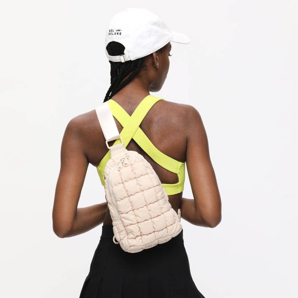 Sol and Selene - Wholesale Belt Bag - Women's - Rejuvenate - Quilted Puffer Nylon Sling Backpack52