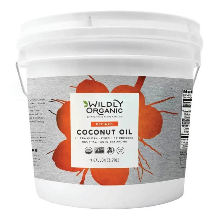 Wildly Organic - Wholesale Cooking Oil - Refined Expeller Pressed Organic Coconut Oil
