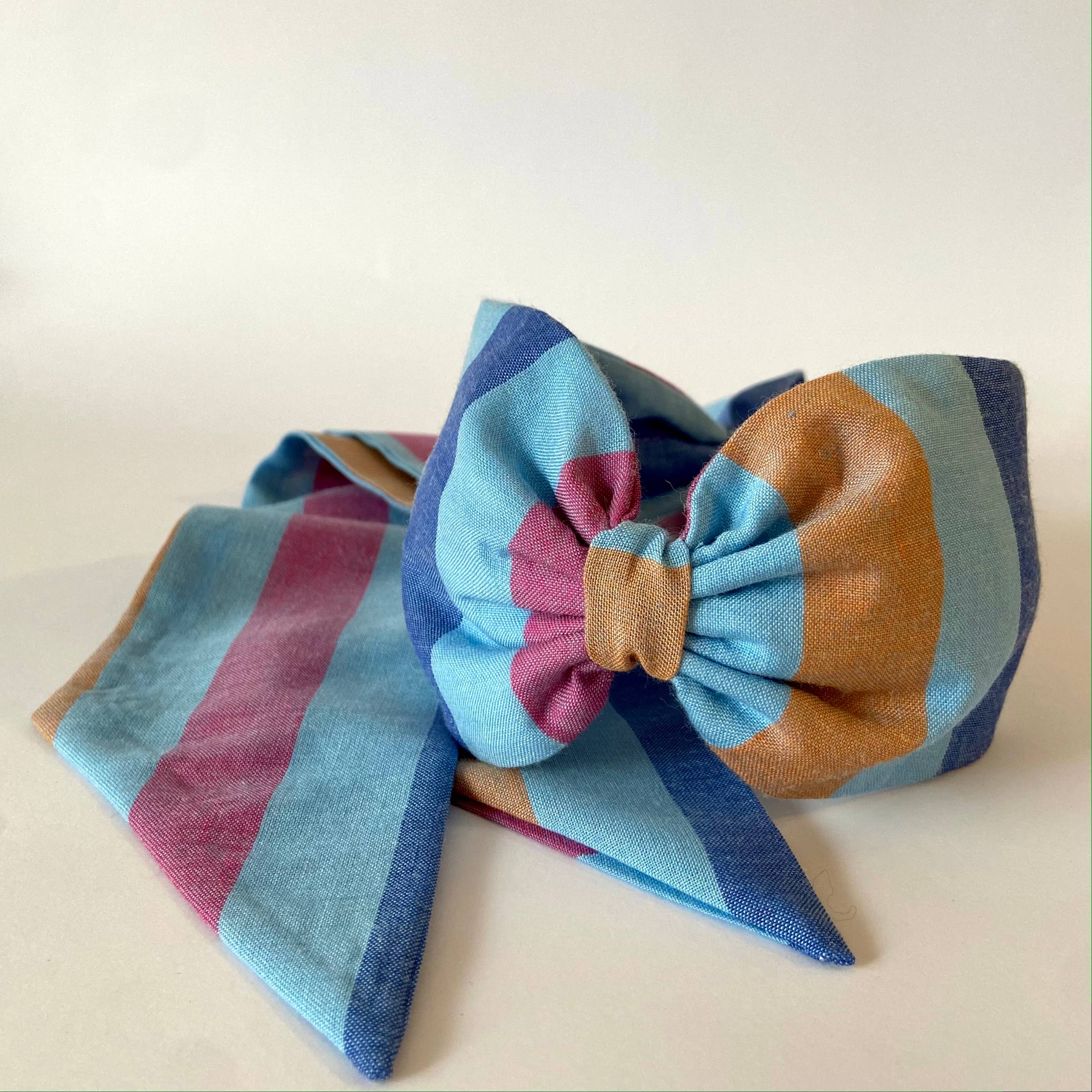 Nuevemi - Wholesale Fashion Headband - Women's - Headband - Vera Striped Knot Turban5