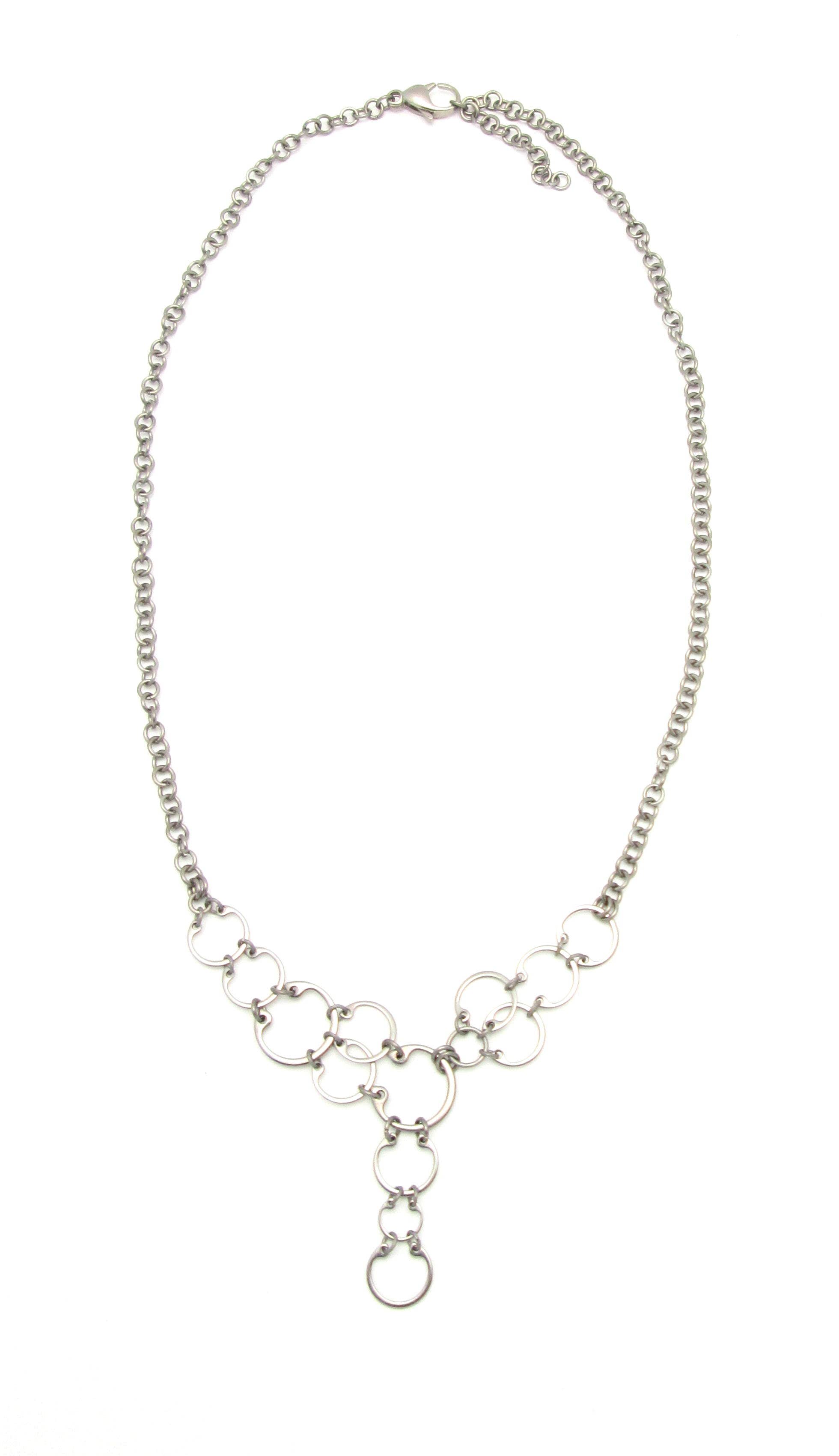 Wraptillion - Wholesale Y-Neck/Lariat Necklace - Trailing Circles Bib Necklace2