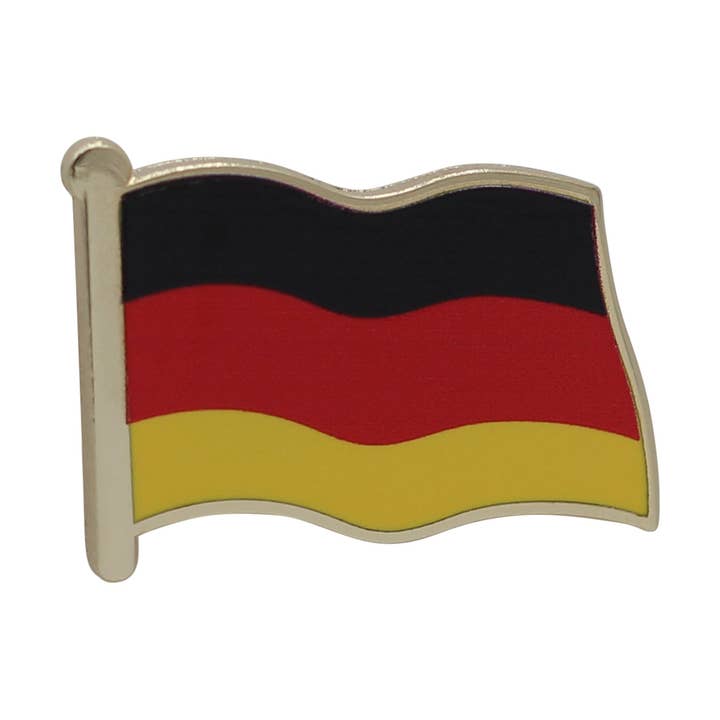 Germany Flag Enamel Pin For Patriotic & Ceremonial Souvenir for wholesale by Real Sic