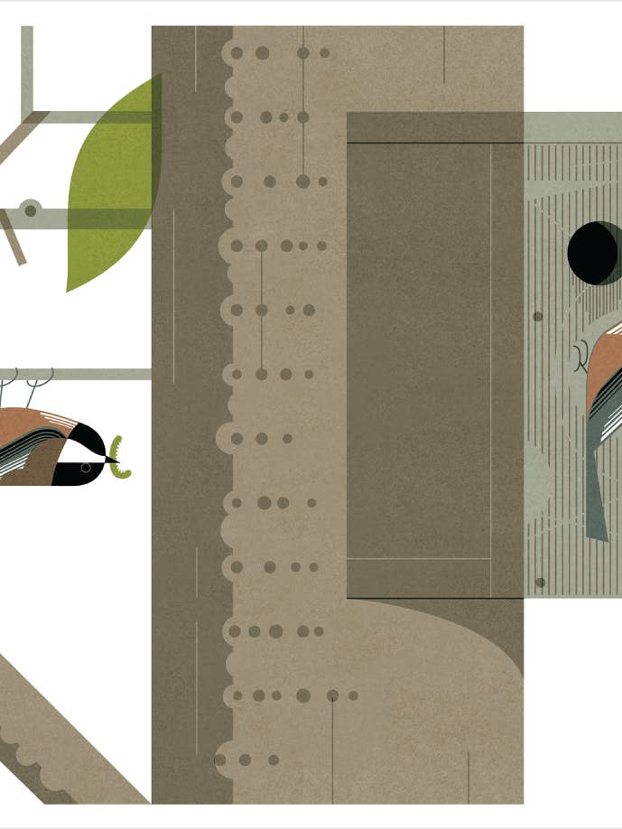 Chickadees Card for wholesale by Artisans & agency