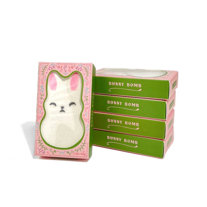 Sow the Magic - Wholesale Bath bomb/fizz - Little Bunny Strawberry Bath Bomb with Shea Butter10