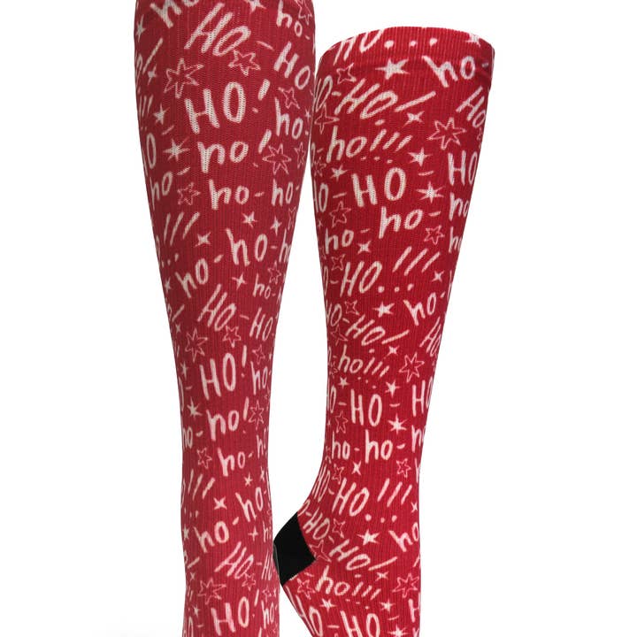 Crazy Compression - Wholesale Socks - Unisex - 360 Ho Ho Ho! OTC Compression Socks (Standard & Extra Wide)0