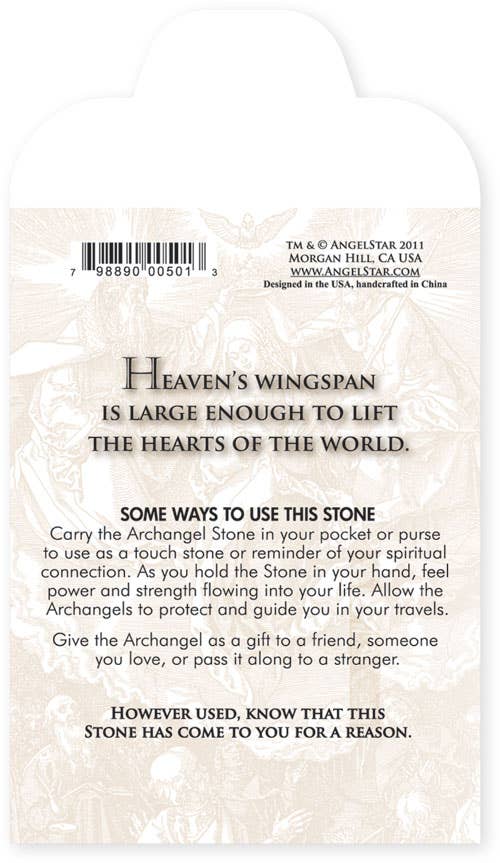 AngelStar - Wholesale Keepsake Coin/Token - Michael - Archangel Stone 3