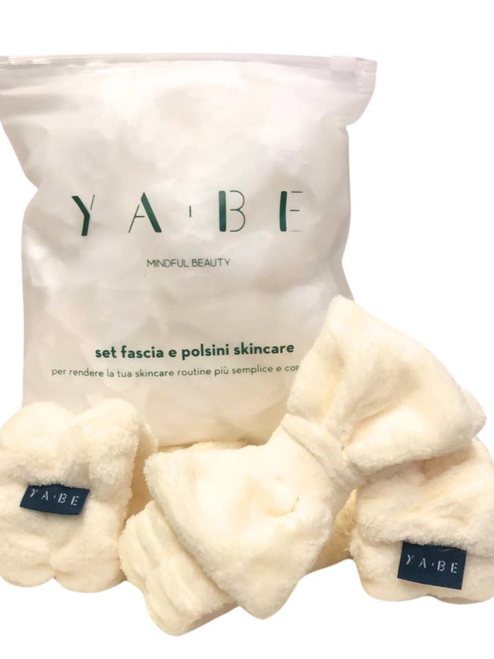 Set hoofdband en polsbandjes voor huidverzorging voor wholesale door YA.BE