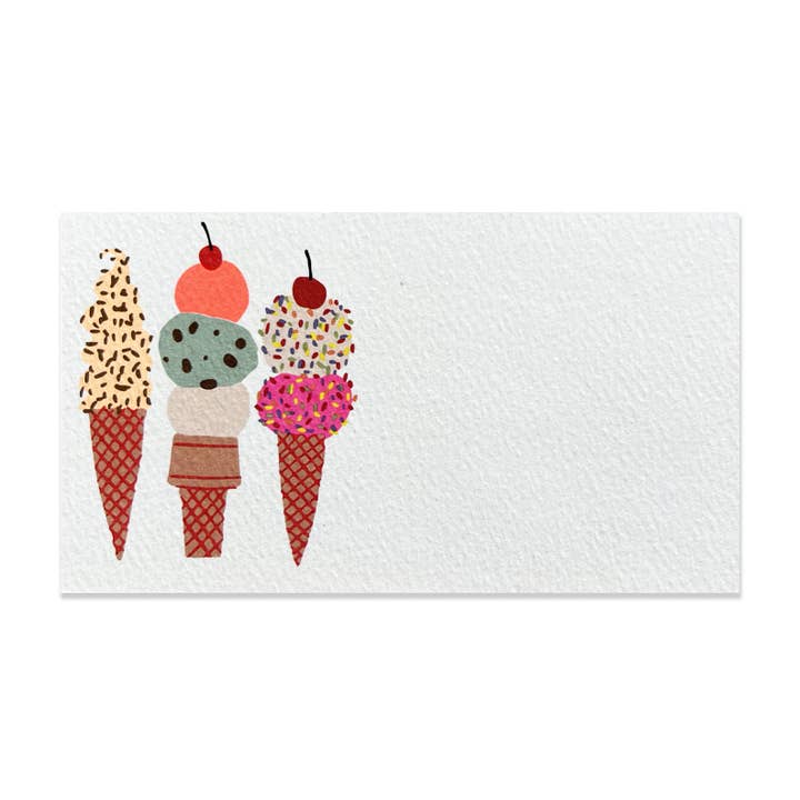 48 pack / Ice Cream Mini Notes for wholesale by Hartland Cards
