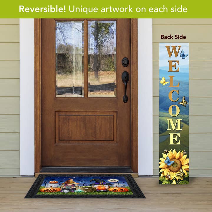 Briarwood Lane - Vente Bibelots/décorations d'extérieur - Bourdonnement de Printemps Pin Réversible Panneau de Porche2