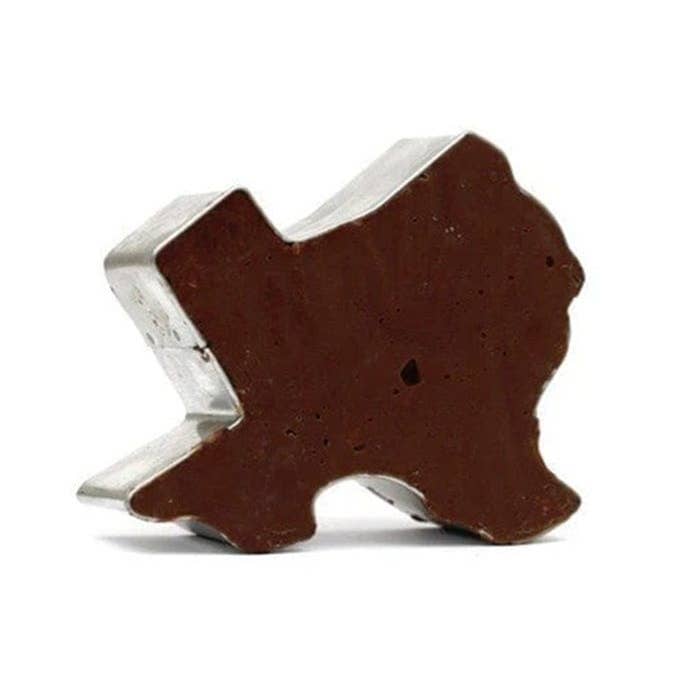 Texas-Shaped Fudge with Cookie Cutter for wholesale by Millican Pecan Company