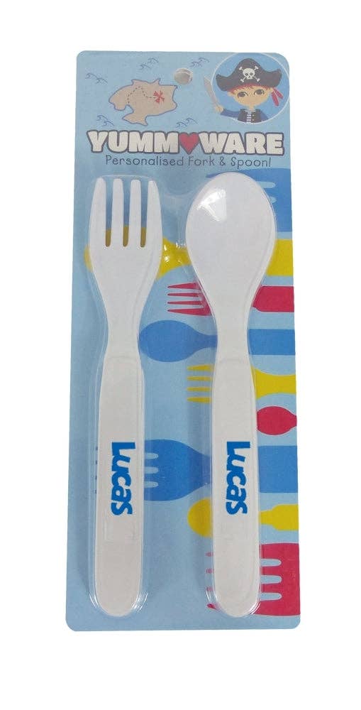 Instant Gifts International – Großhandel Besteckset – Kind & Baby – Melaminbesteck - Namen60