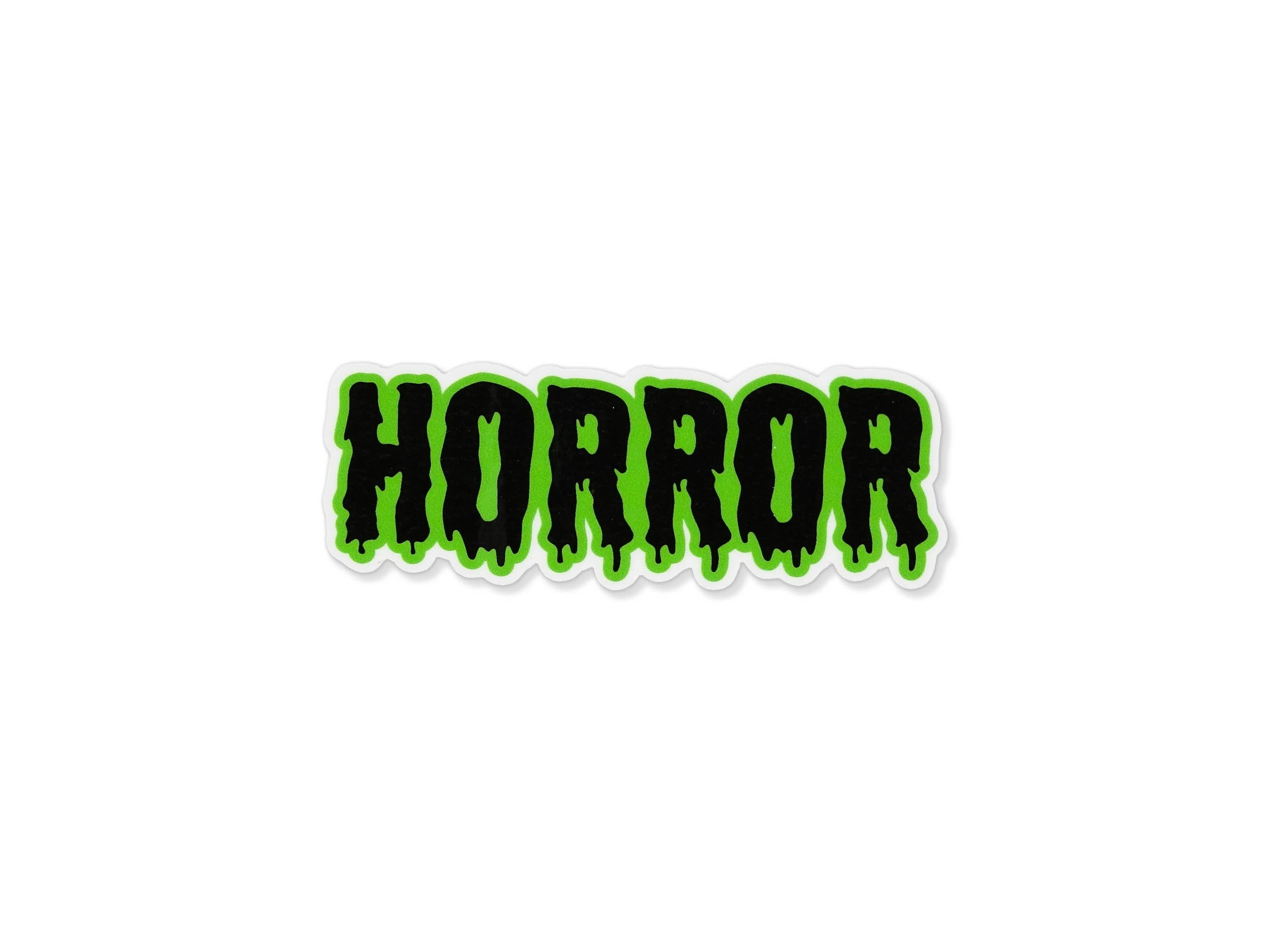 Brain Shudder Studio - Wholesale Sticker - Black and Green Horror Sticker
