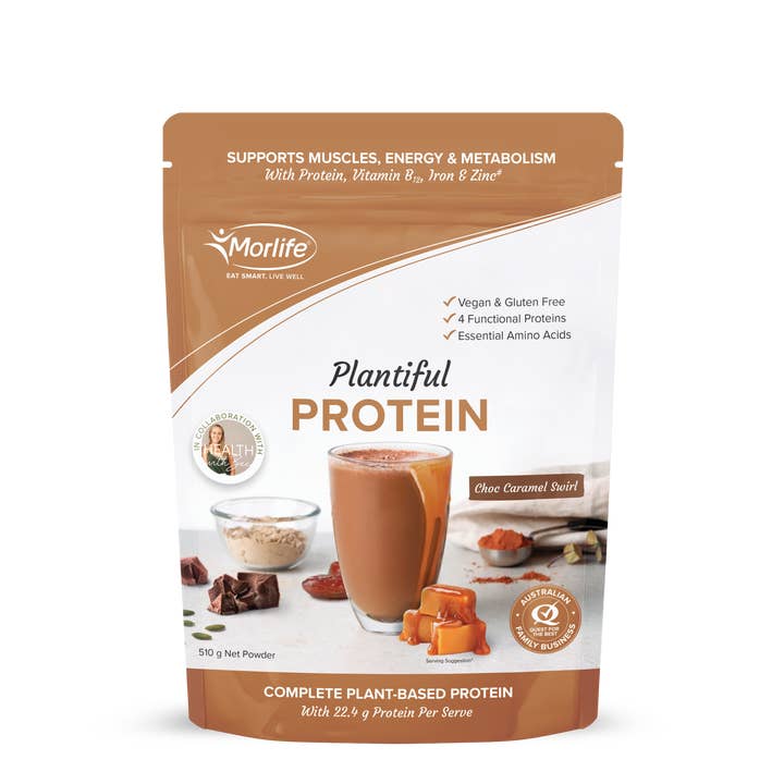 PLANTIFUL PROTEIN CHOC CARAMEL SWIRL 440G for wholesale by Morlife