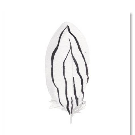 Feather IX Mini Art Print for wholesale by The Aestate