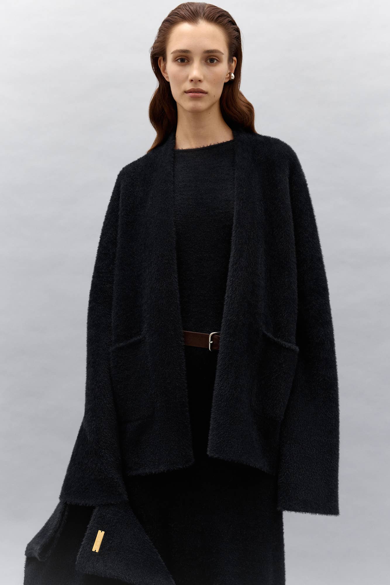 Nenya Fashion Limited - Wholesale Cardigan - Women's - Amber – Fluffy Yarn Kimono Cardigan3