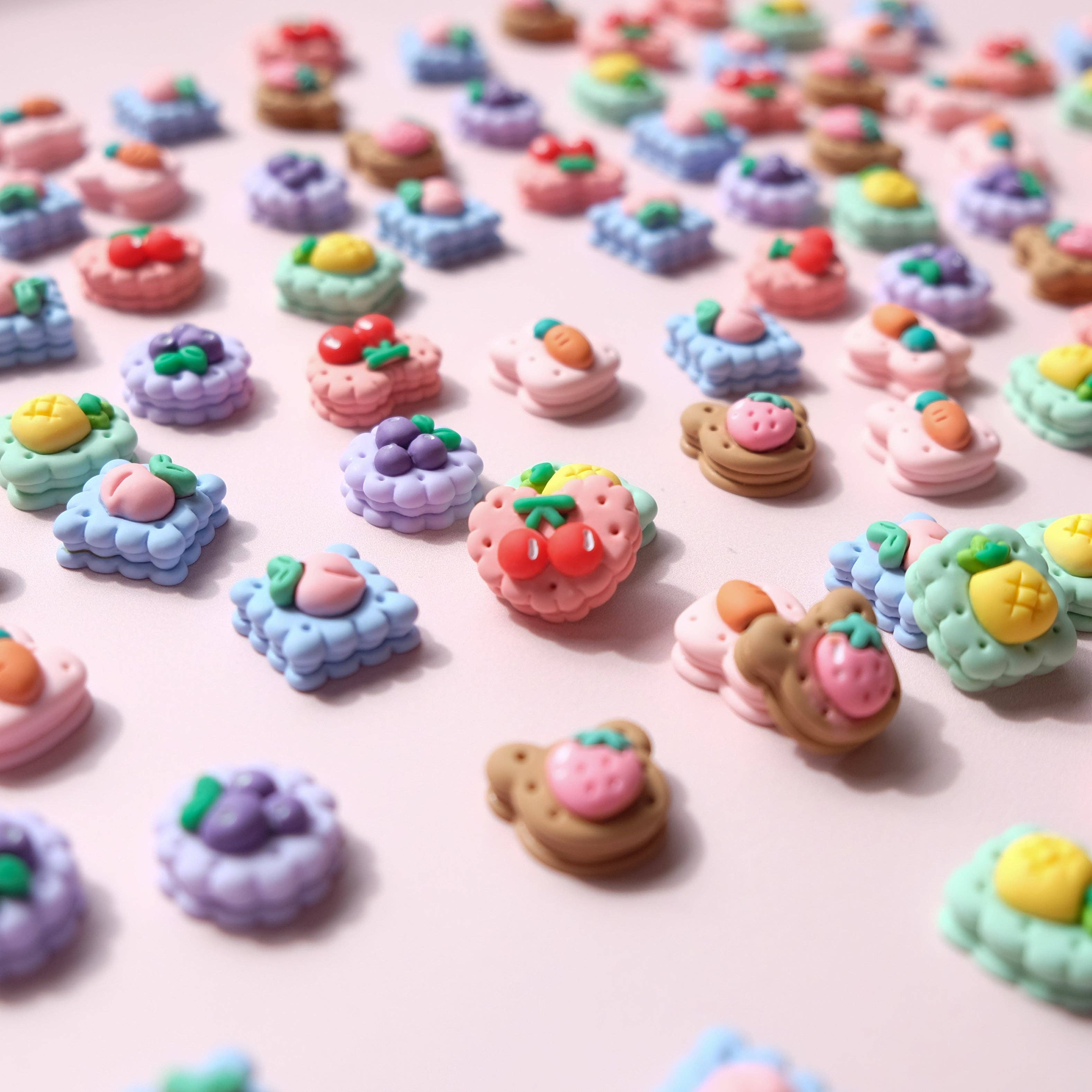 Moon Bunny – Engroshandel Håndværk forsyninger – Tropiske frugtkiks med flad ryg7