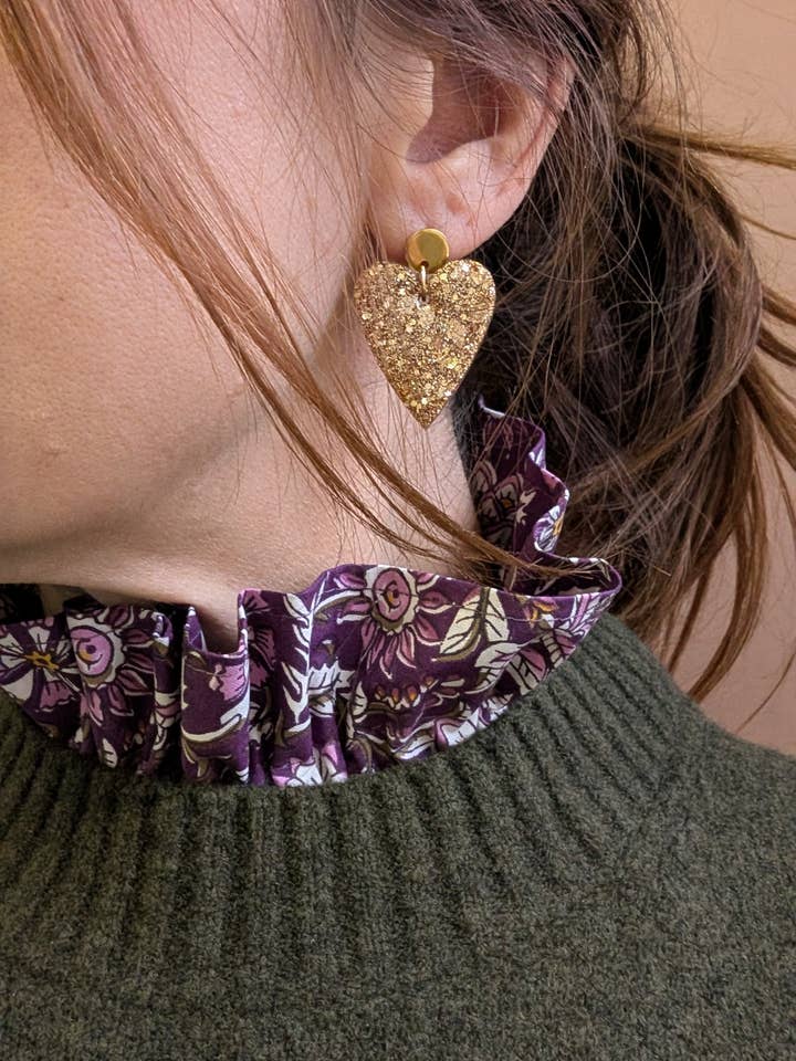 Col amovível índio violeta por atacado de L'atelier Nounille