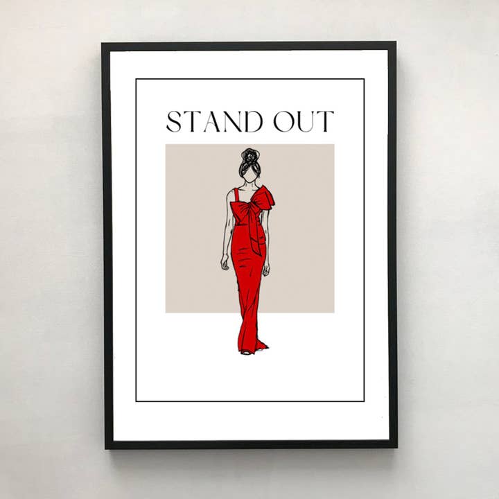 Impression d'art A3 qui se démarque pour la vente par STETCH