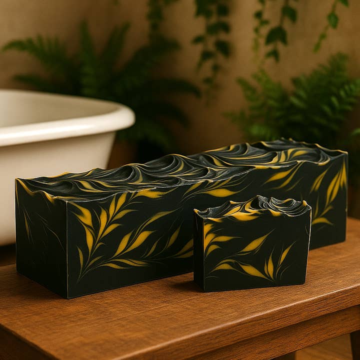 Lemon Cardamom 3.5 LB Soap Loaf for wholesale by DeShawn Marie Soap Boutique