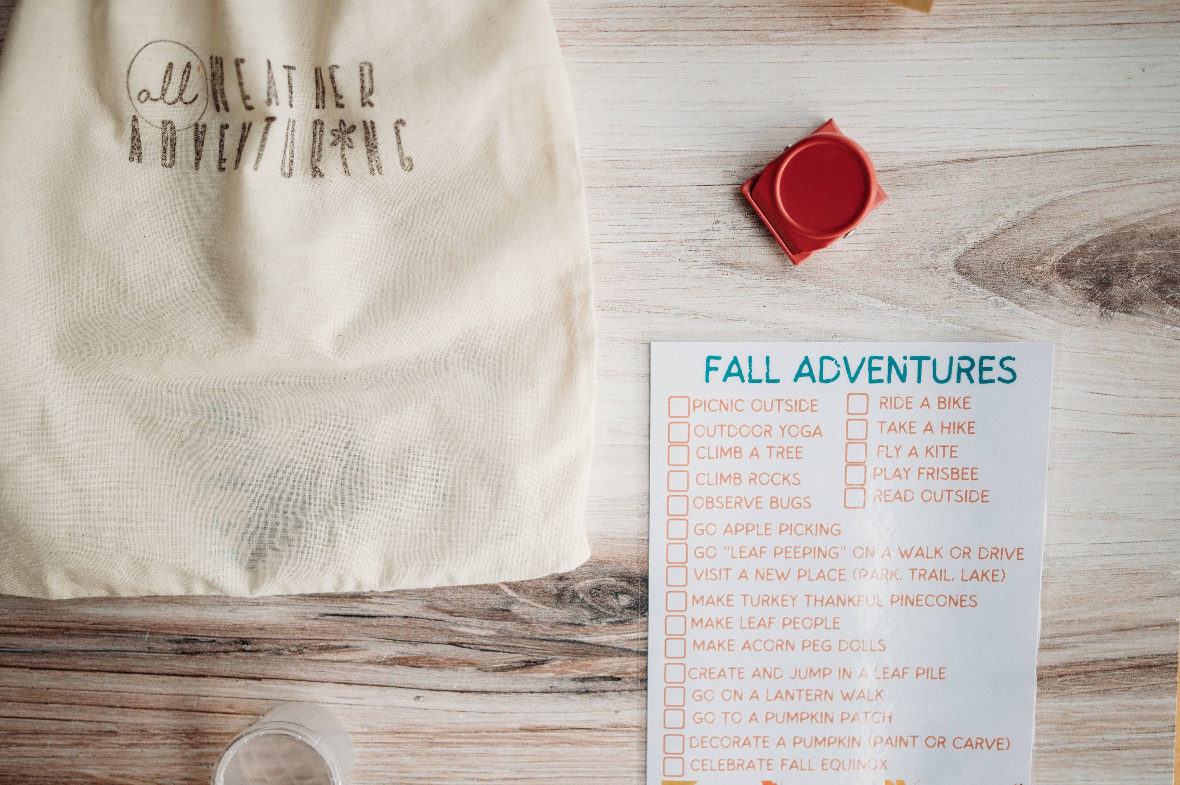 All Weather Adventuring - Vente Kit de bricolage – enfant - Kit d'aventure d'automne2