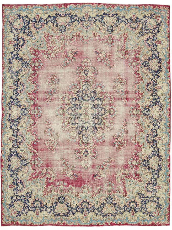 10x13 Beige Handgemaakt Groot Vloerkleed - 41857 voor wholesale door RUG N CARPET