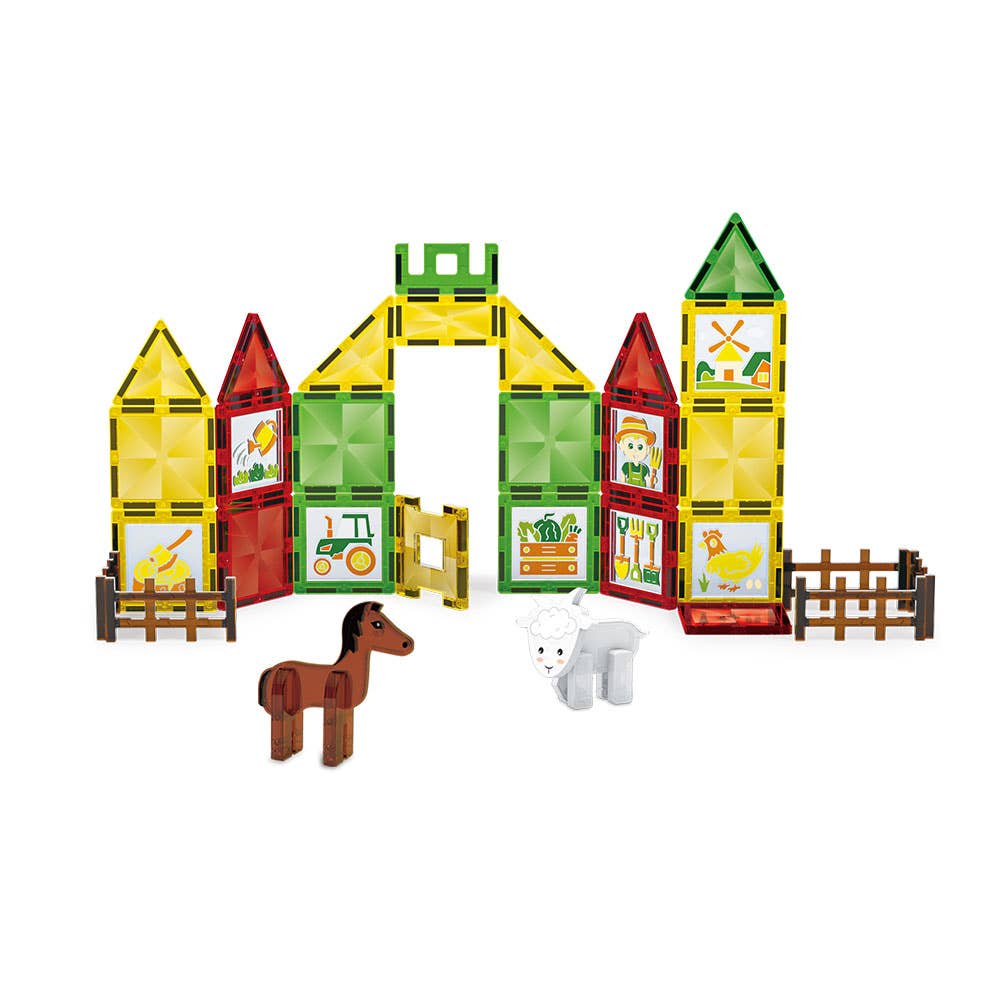 AJ Aguiar - Wholesale Toy Set - Kids - Magnetic Game The Farm 46 Pcs With 6 Markers7