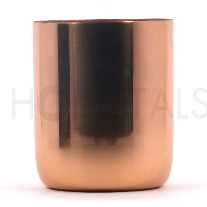 Ouro rosa Copo de Vela de Cobre de Marca Própria para 250g de Cera para venda a revendedores na Faire0