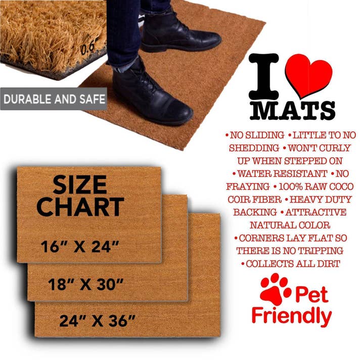 iLovemats Customized Doormats - Wholesale Door Mat - Christmas Deer Welcome Doormat, Santa Hat Doormat, Santa Deer doormat at ilovemats, Customize Doormat, Unique Doormat, Personalized Doormat, Wedding Gift, Funny Mat, Blank doormats