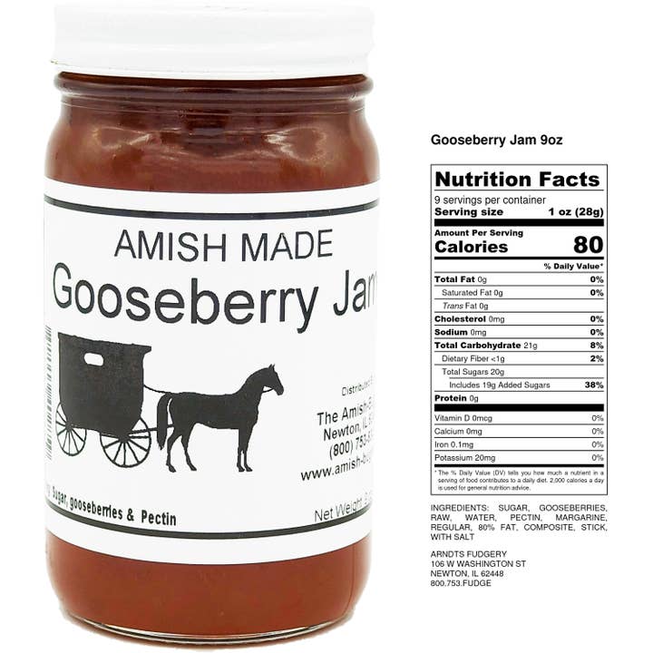 Arndt's Fudgery LLC - Wholesale Jam/Jelly - Amish made Jam and Jellies - 8 oz.34