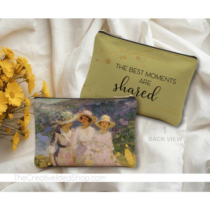 Bolsa com Fecho de Arte Amiga – Momentos Partilhados por atacado de The Creative Idea Shop