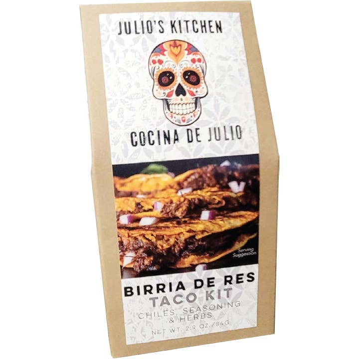 Rabbit Creek Gourmet - Wholesale Dried Spice Mix - Julio's Kitchen--Birria Taco Kit- Spicy!