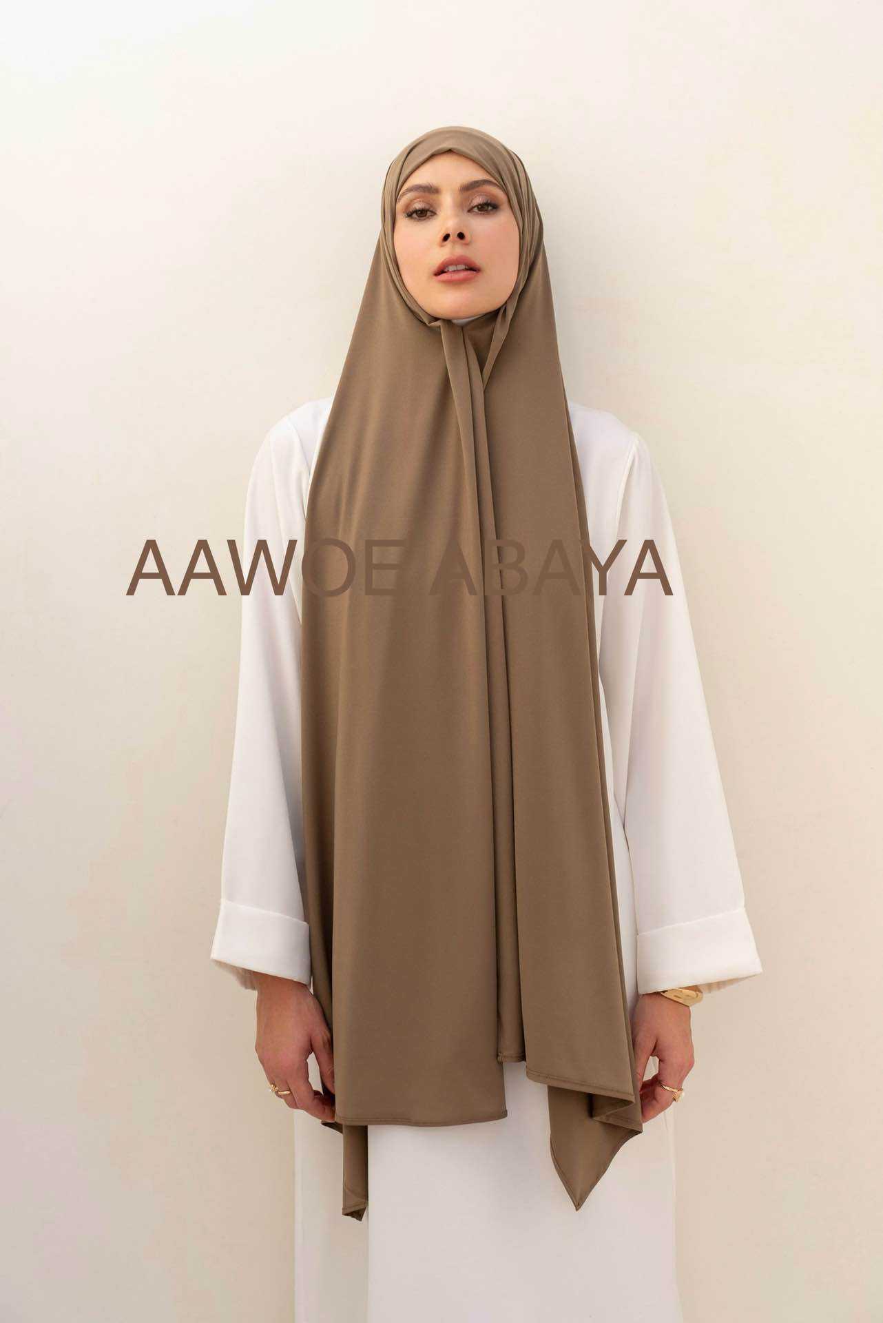 Aawoe Abaya - Wholesale Hijab - Women's - Elegant Long-Sleeve Shawl - 2484-HIJ29