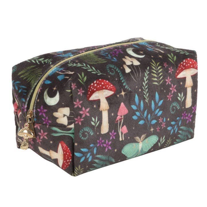Something Different Wholesale - Wholesale Makeup/Cosmetic Bag - Dark Forest Print Makeup Bag2